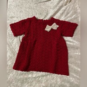 Tahari Red dress with Bow